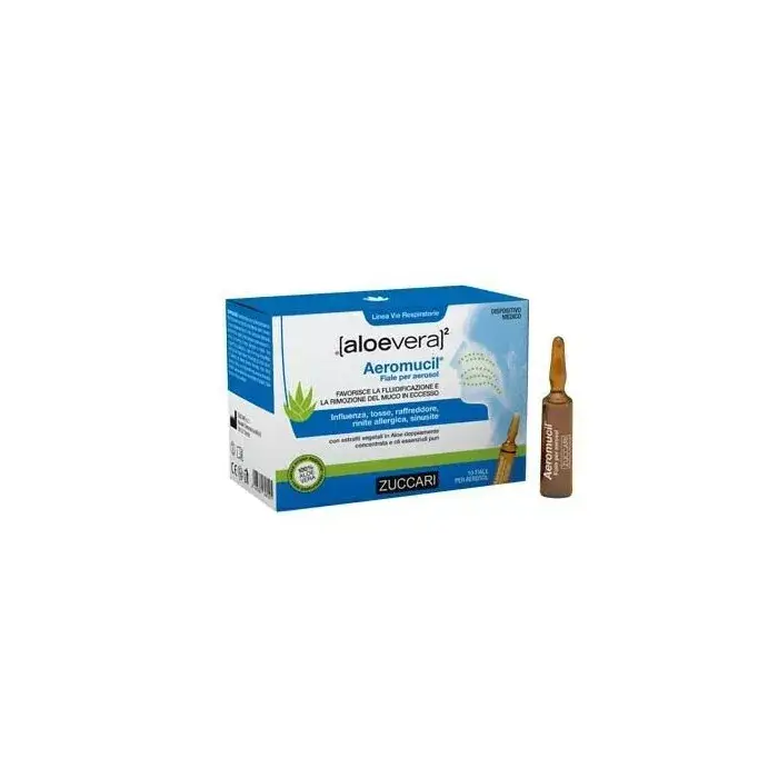 Zuccari Aloevera2 aeromucil 10 fiale 5 ml